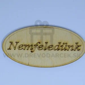 Drevená dekorácia na dušičky Vajičko Nemfeledunk