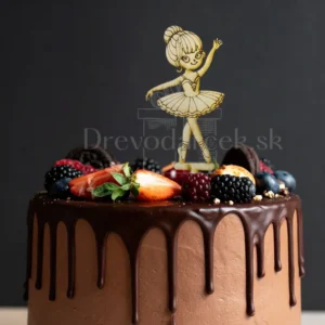 Drevený zápich Baletka 3